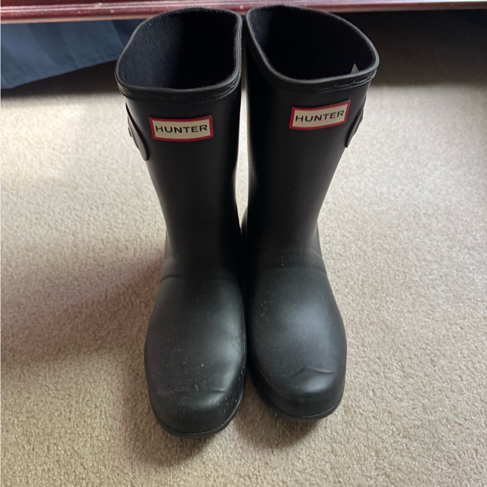 Hunter Black Rain Boots
